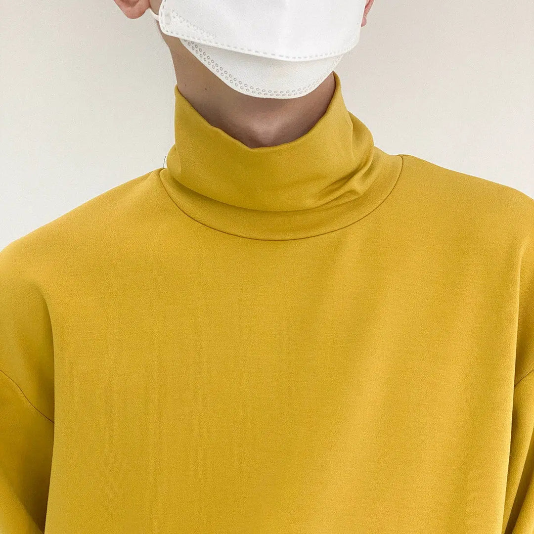 Cotton Turtleneck Bottoming Shirt