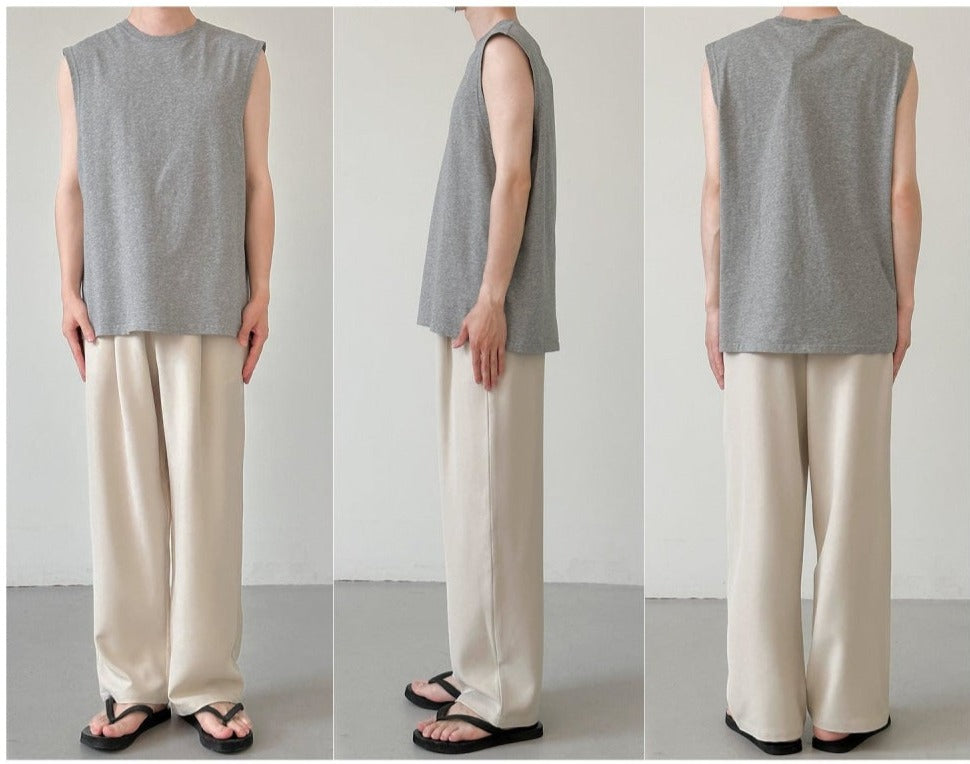 Cotton Vest Sleeveless T-shirt
