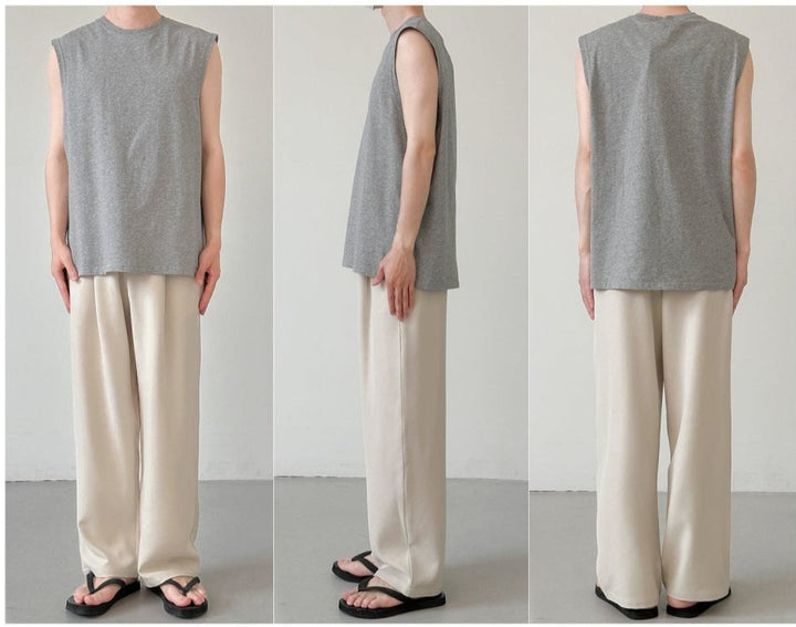 Cotton Vest Sleeveless T-shirt