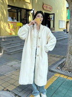 Cozy Cable Knit Fur Cardigan Sweater