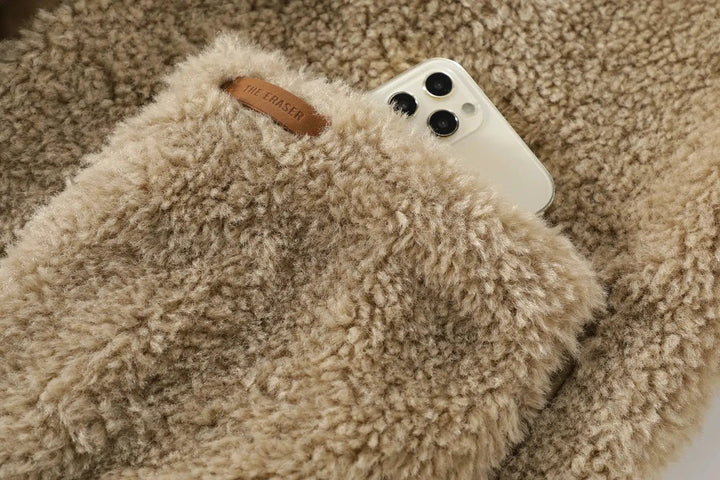 Cozy Fleece Button-Up Coat