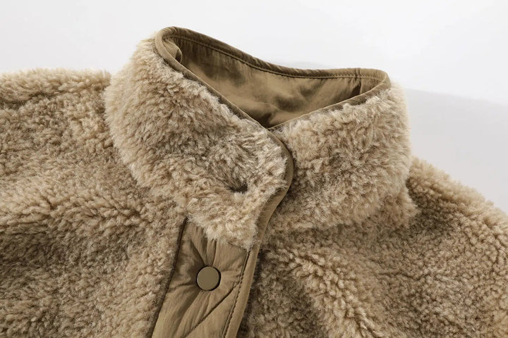 Cozy Fleece Button-Up Coat