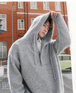 Cozy Hooded Knit Sweater