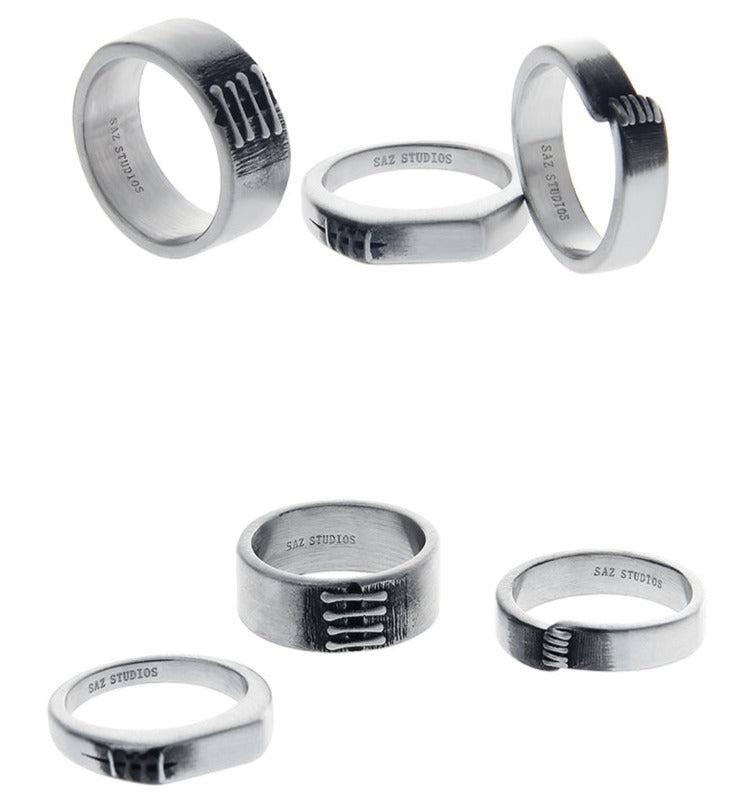Crack Design Ring