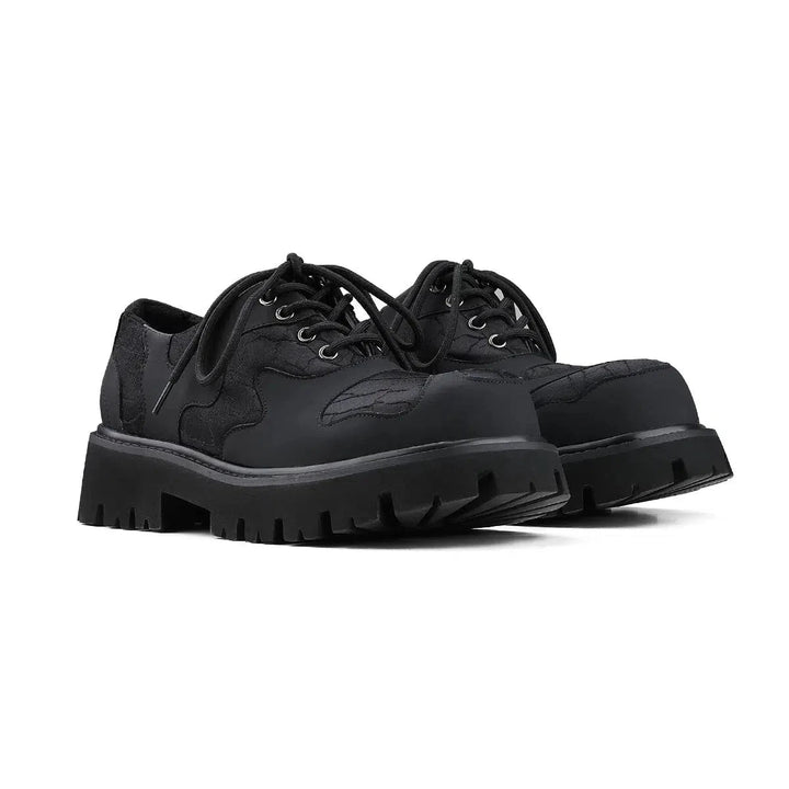 Cracked Leather Sneakers