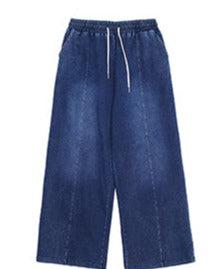 Crew Neck Denim Sweatshirt & Jeans