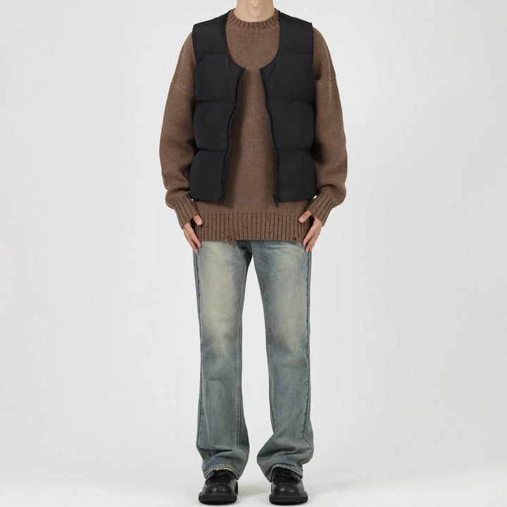 Crew Neck Knitted Sweater