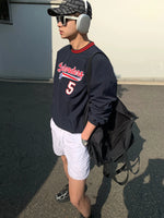 Crew Neck Printed Pullover