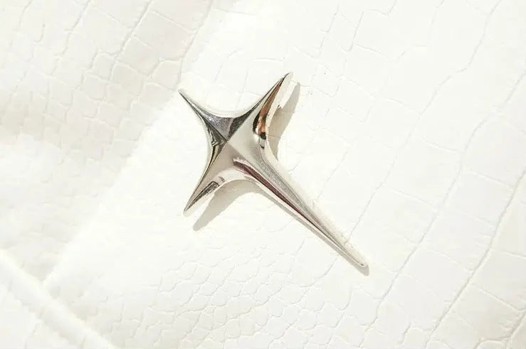 Croc-print Padded Cotton Leather Jacket