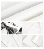 Cropped Bow Graphic T-Shirt