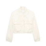 Cropped Utility Pockets Jacket