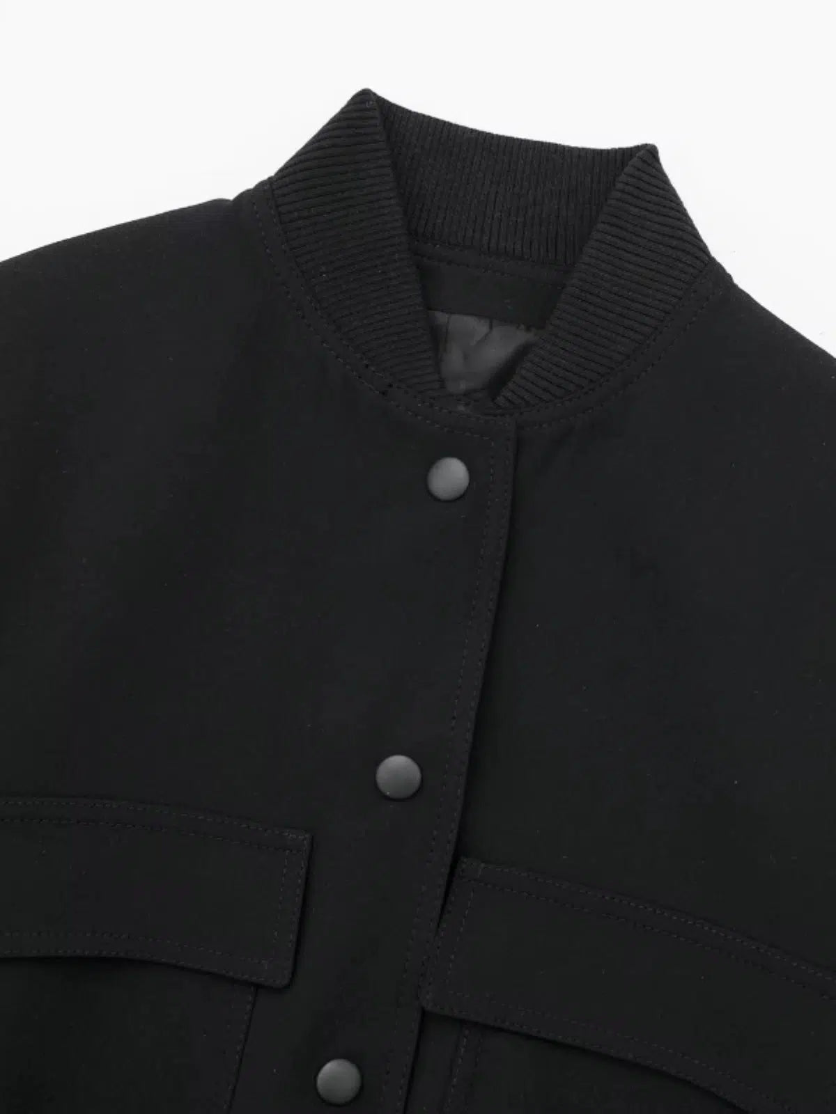 Cropped Utility Pockets Jacket