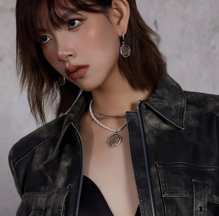 Cross Drop Earrings