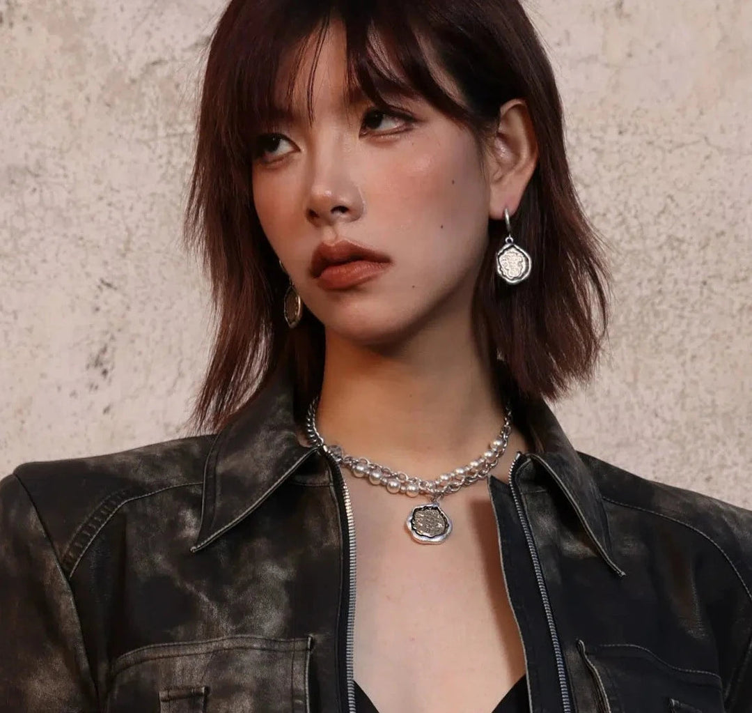 Cross Drop Earrings