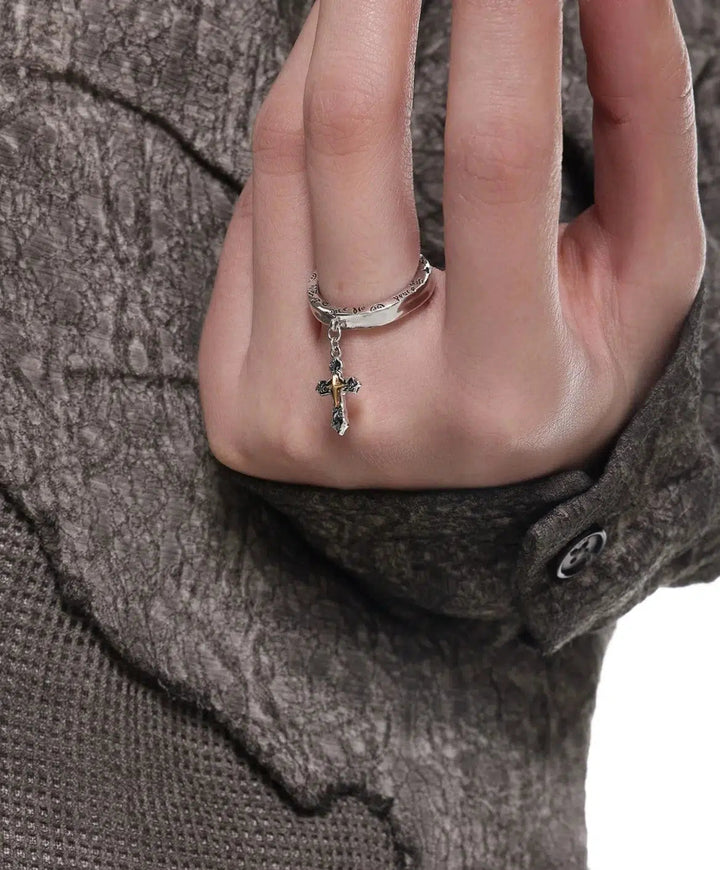 Cross Pendant Bracelet/Ring