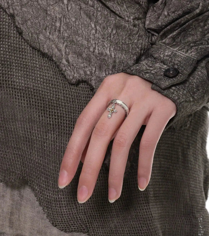 Cross Pendant Bracelet/Ring