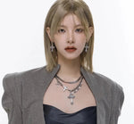 Cross Pendant Earrings