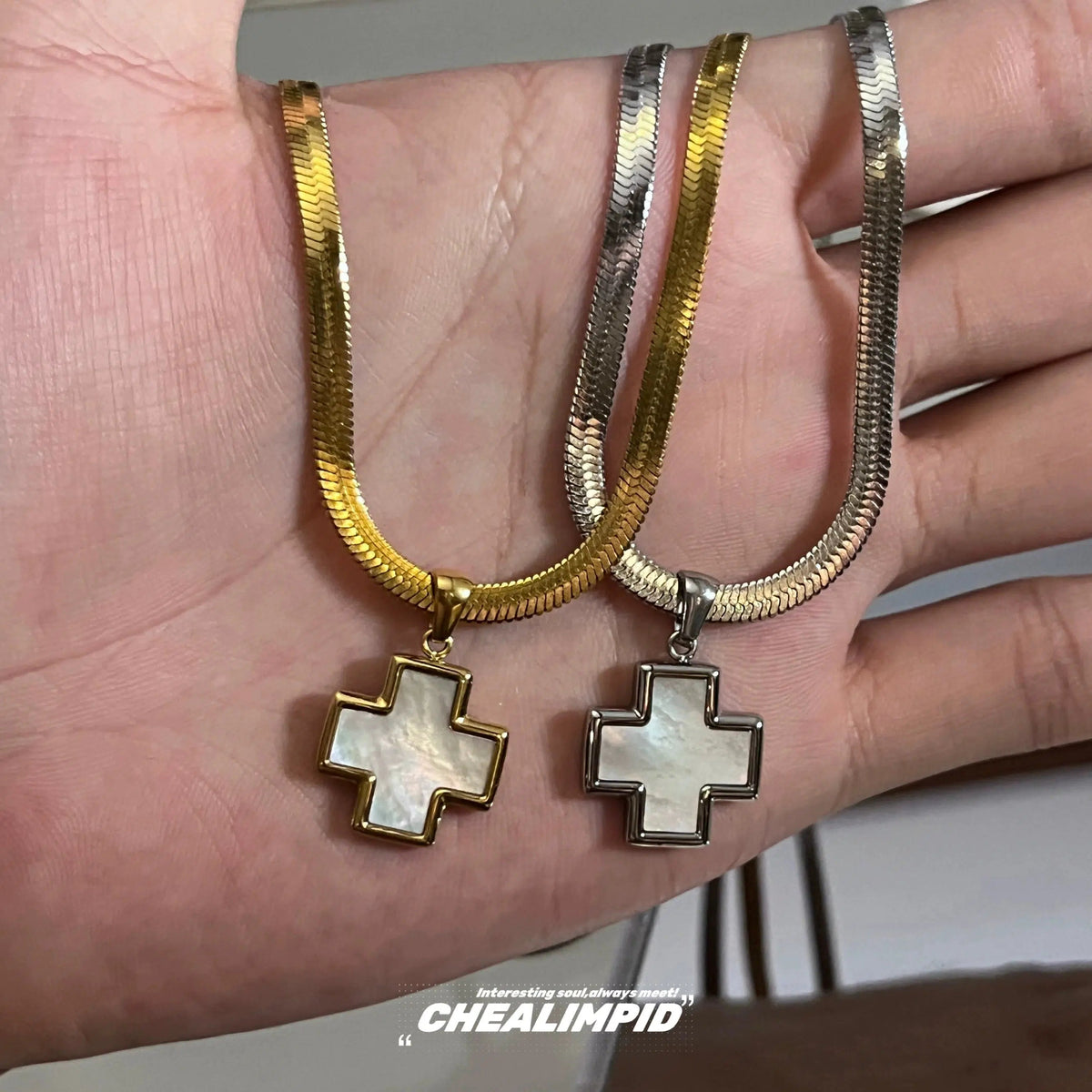 Cross Titanium Steel Necklace