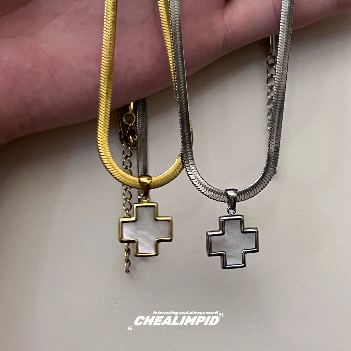 Cross Titanium Steel Necklace