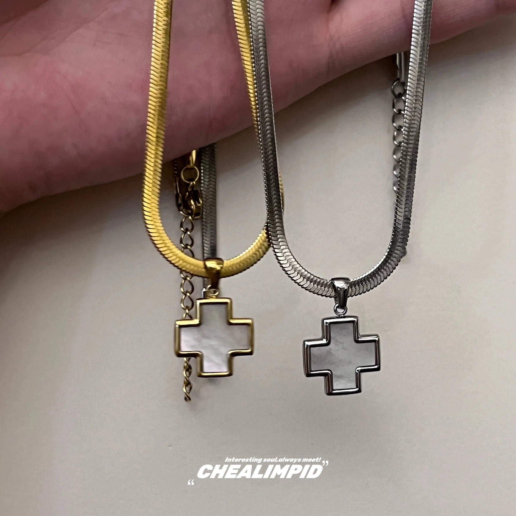 Cross Titanium Steel Necklace