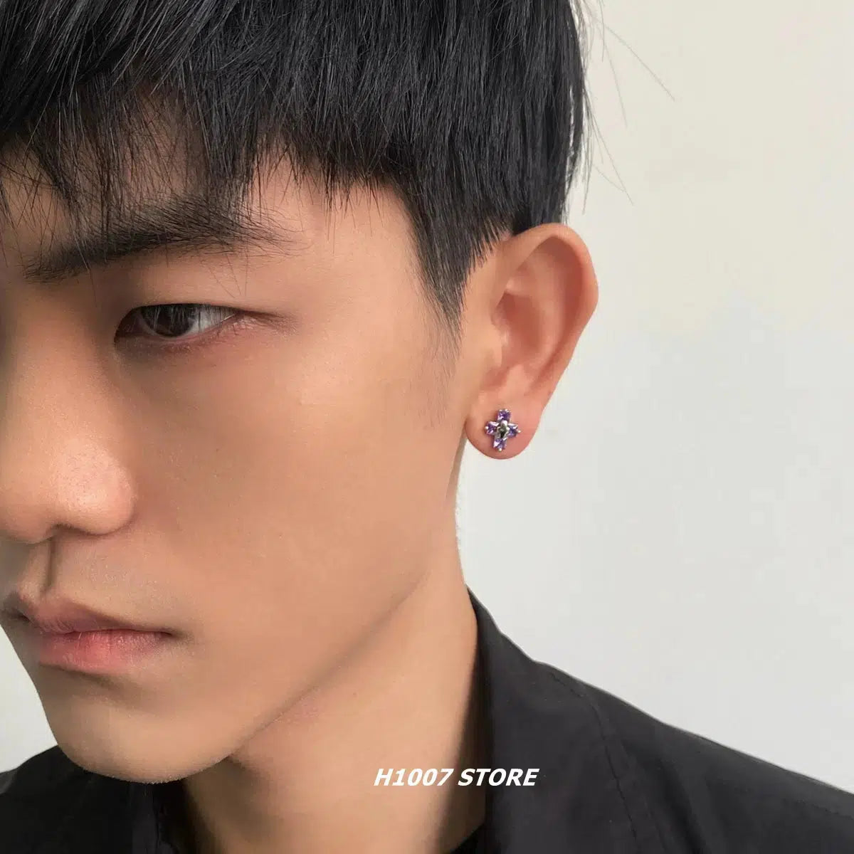 Cross Zircon Earrings