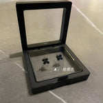 Cross Zircon Earrings