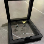 Cross Zircon Earrings