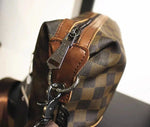Crossbody Plaid Shoulder Bag