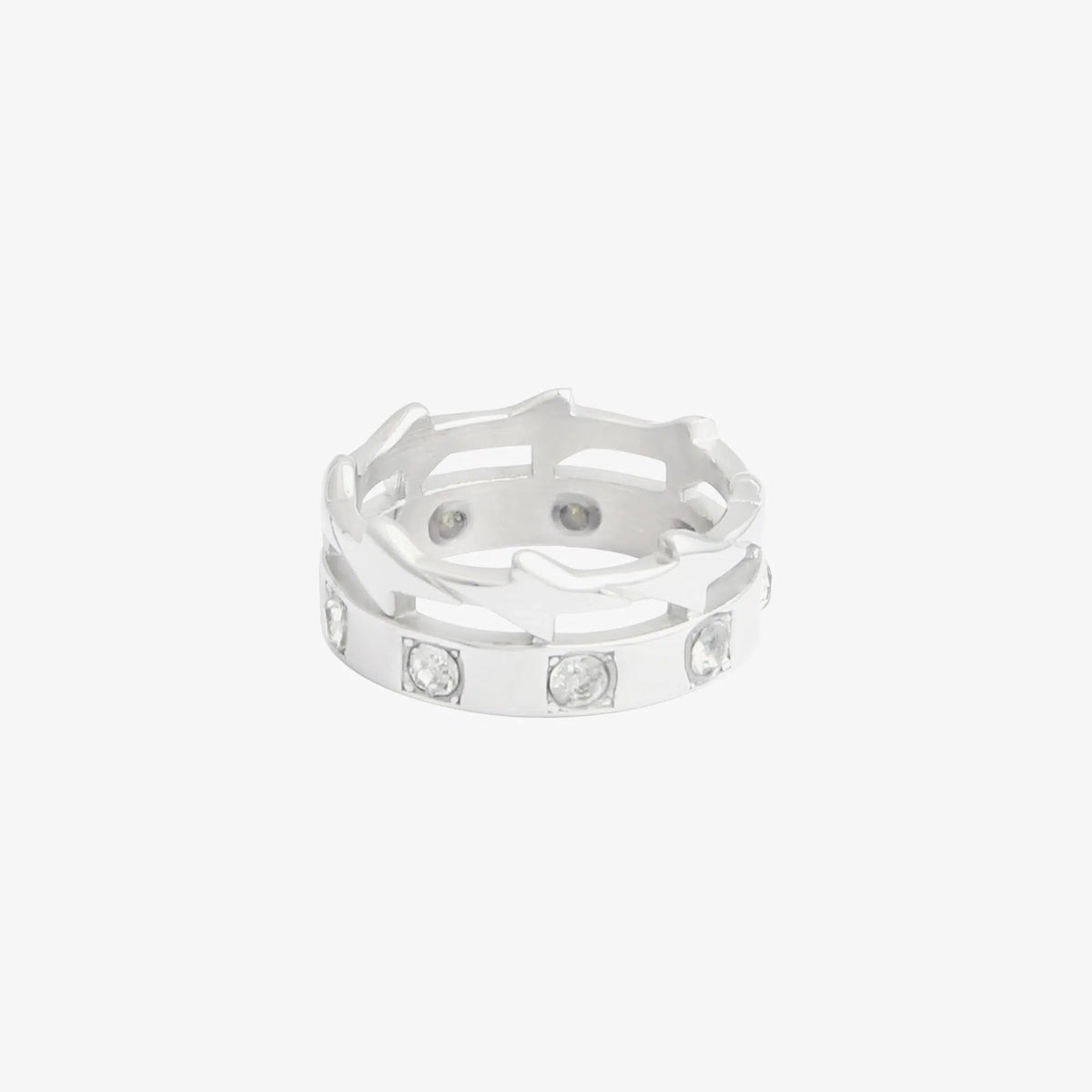 Crown Lightning Diamond Ring