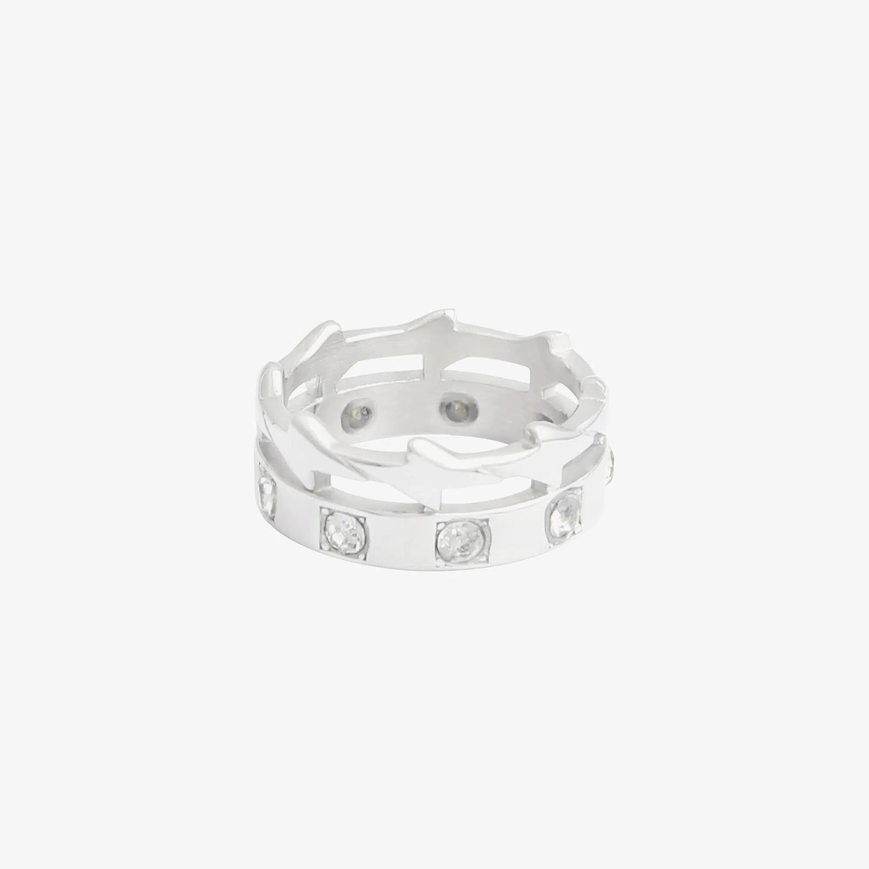 Crown Lightning Diamond Ring