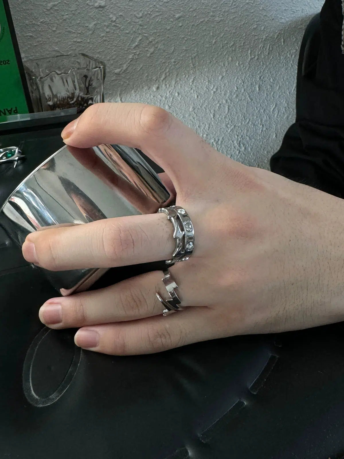 Crown Lightning Diamond Ring