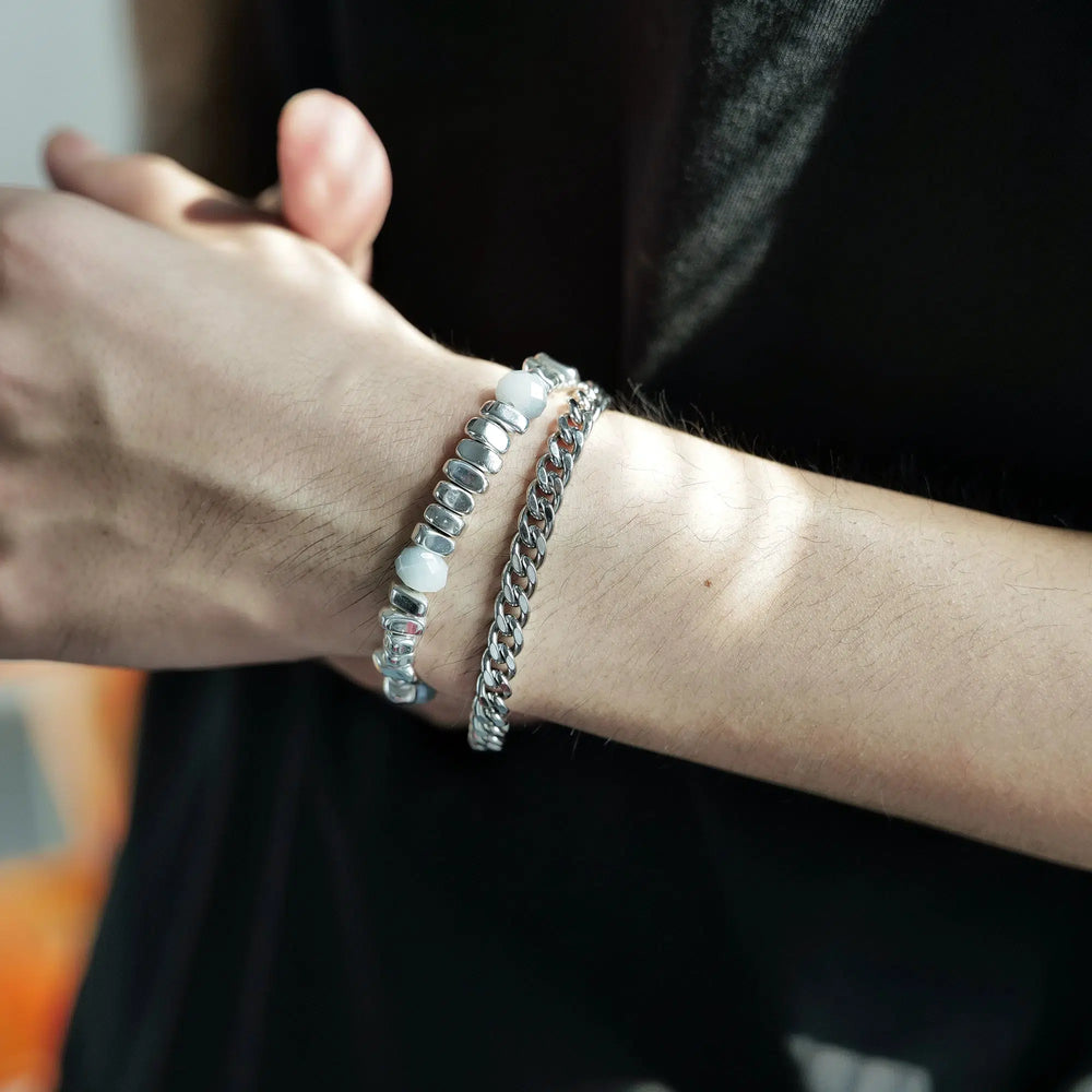 Cuban Chain Double Bracelet