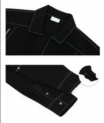 Cuban Collar Long Sleeve Shirt