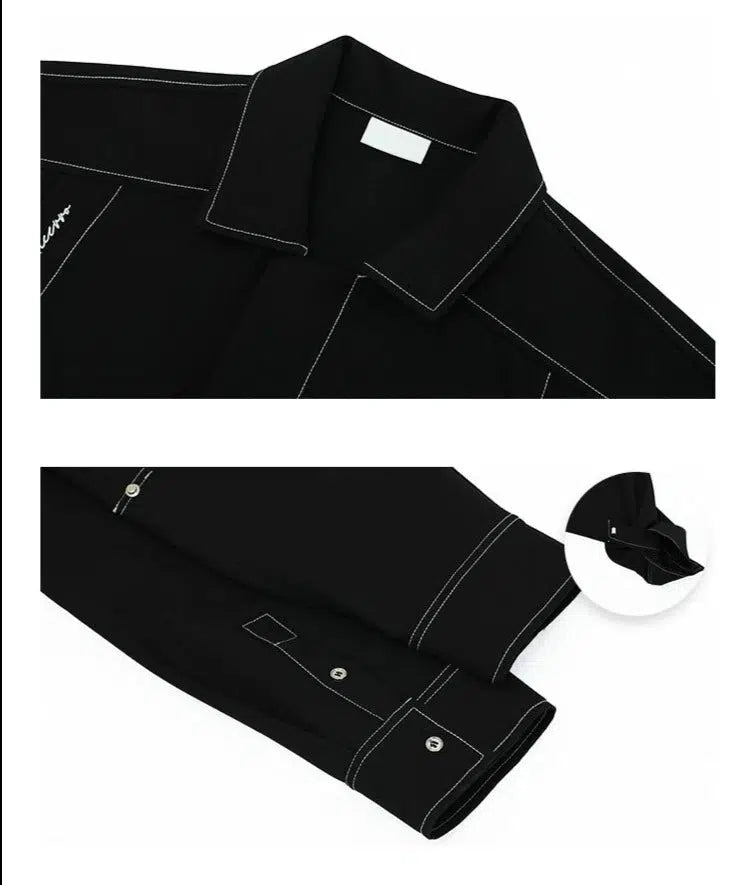 Cuban Collar Long Sleeve Shirt