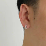 Cubic Zirconia Hoop Earrings