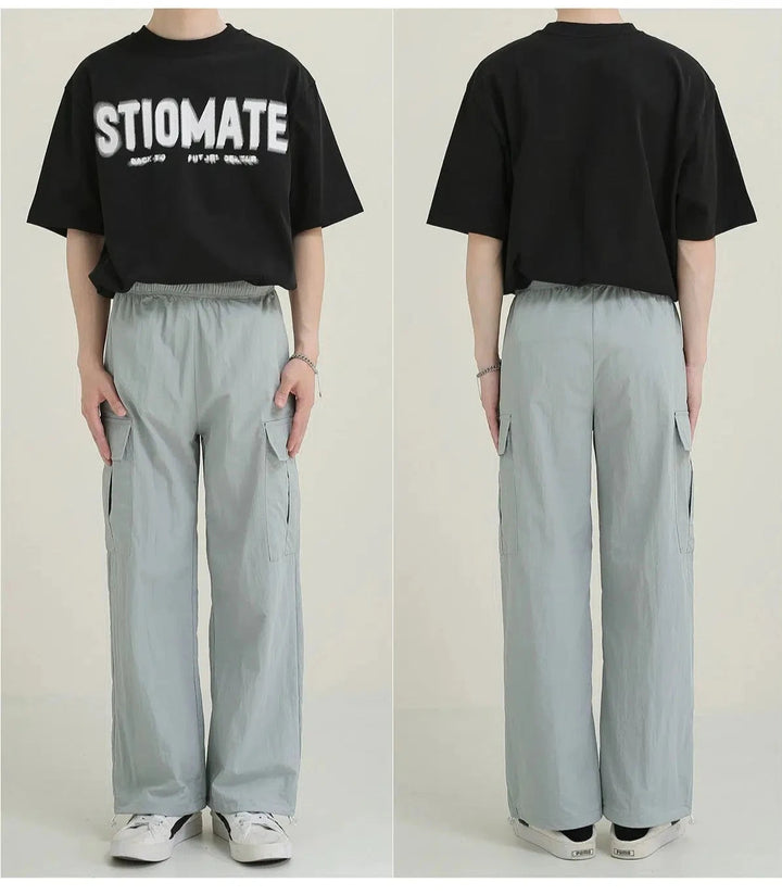 Cuffed Overalls Quick-drying Sweatpants