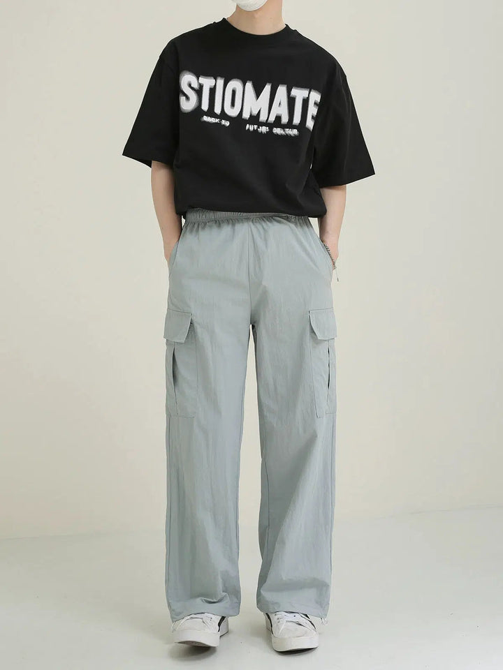 Cuffed Overalls Quick-drying Sweatpants