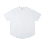 Curved Hem Drop Shoulder T-shirt