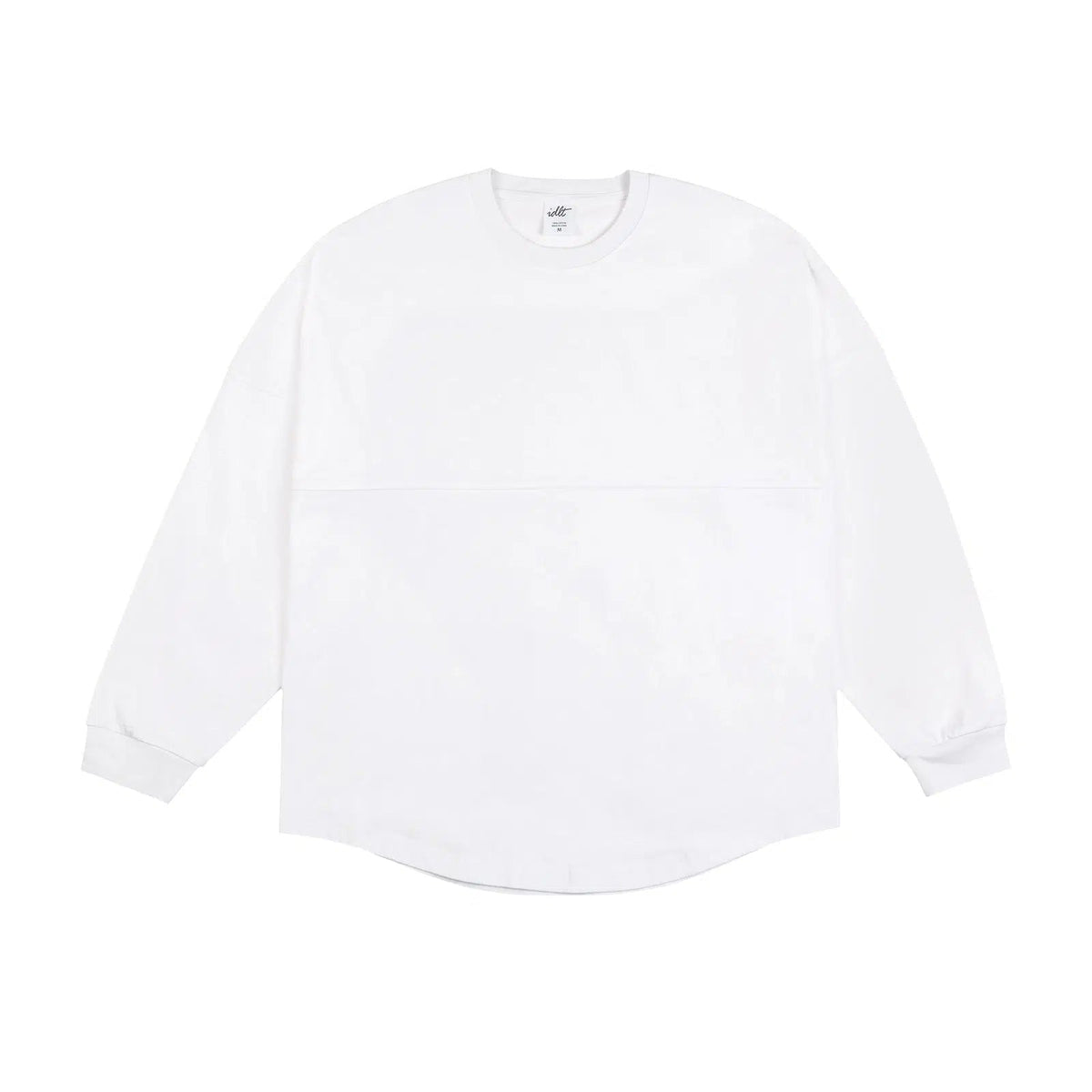 Curved Hem Long Sleeve Pullover