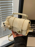 Cute Accessory Handle Crossbody Bag