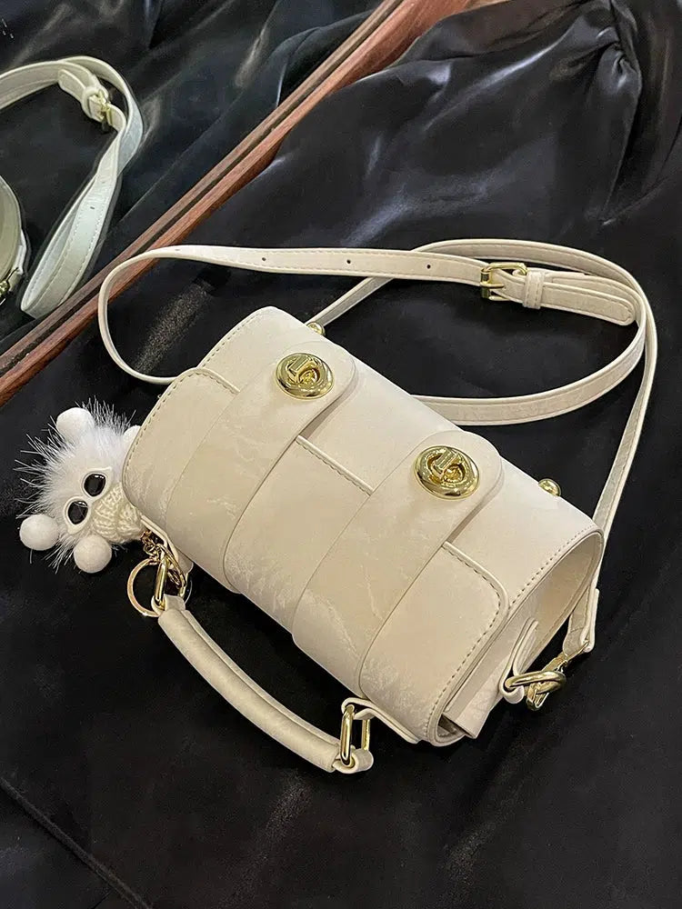 Cute Accessory Handle Crossbody Bag