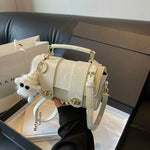 Cute Accessory Handle Crossbody Bag