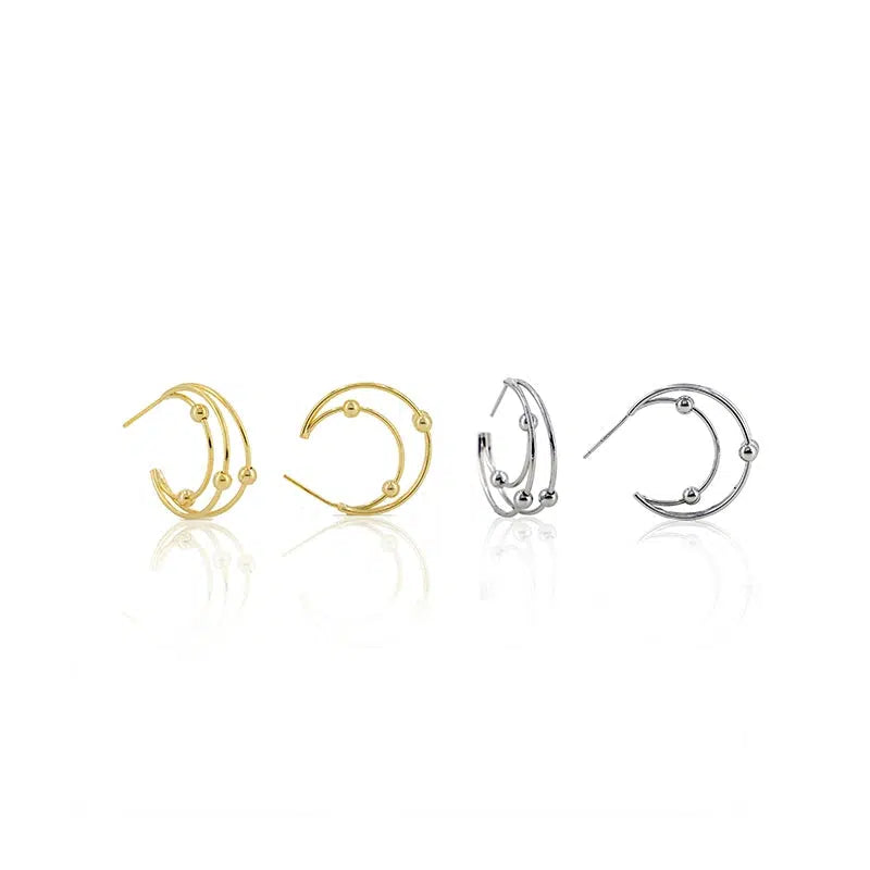 Cutout Hoop Earrings