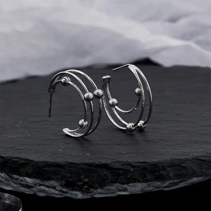 Cutout Hoop Earrings