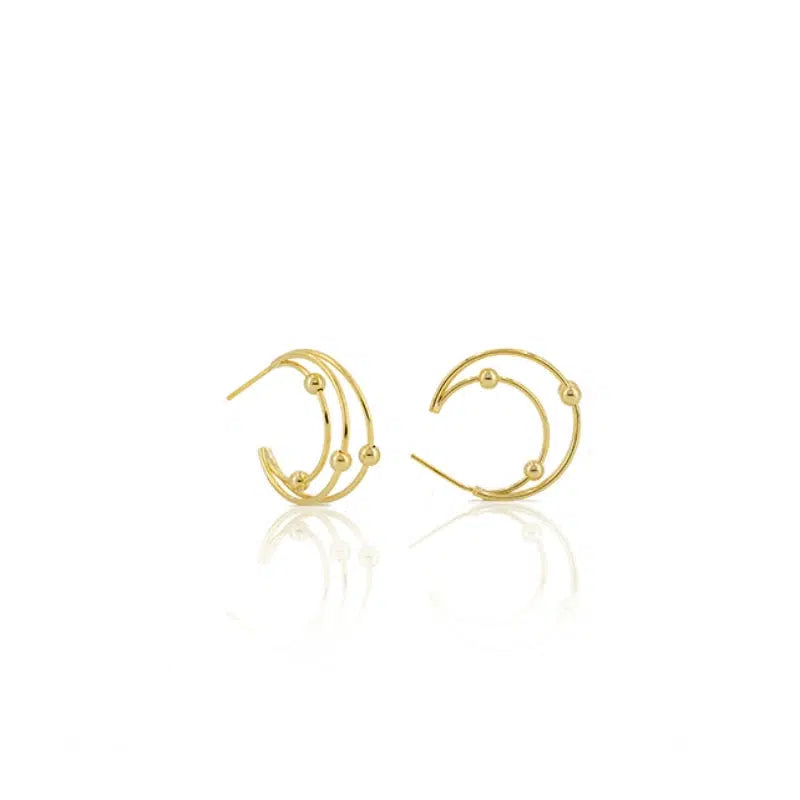 Cutout Hoop Earrings