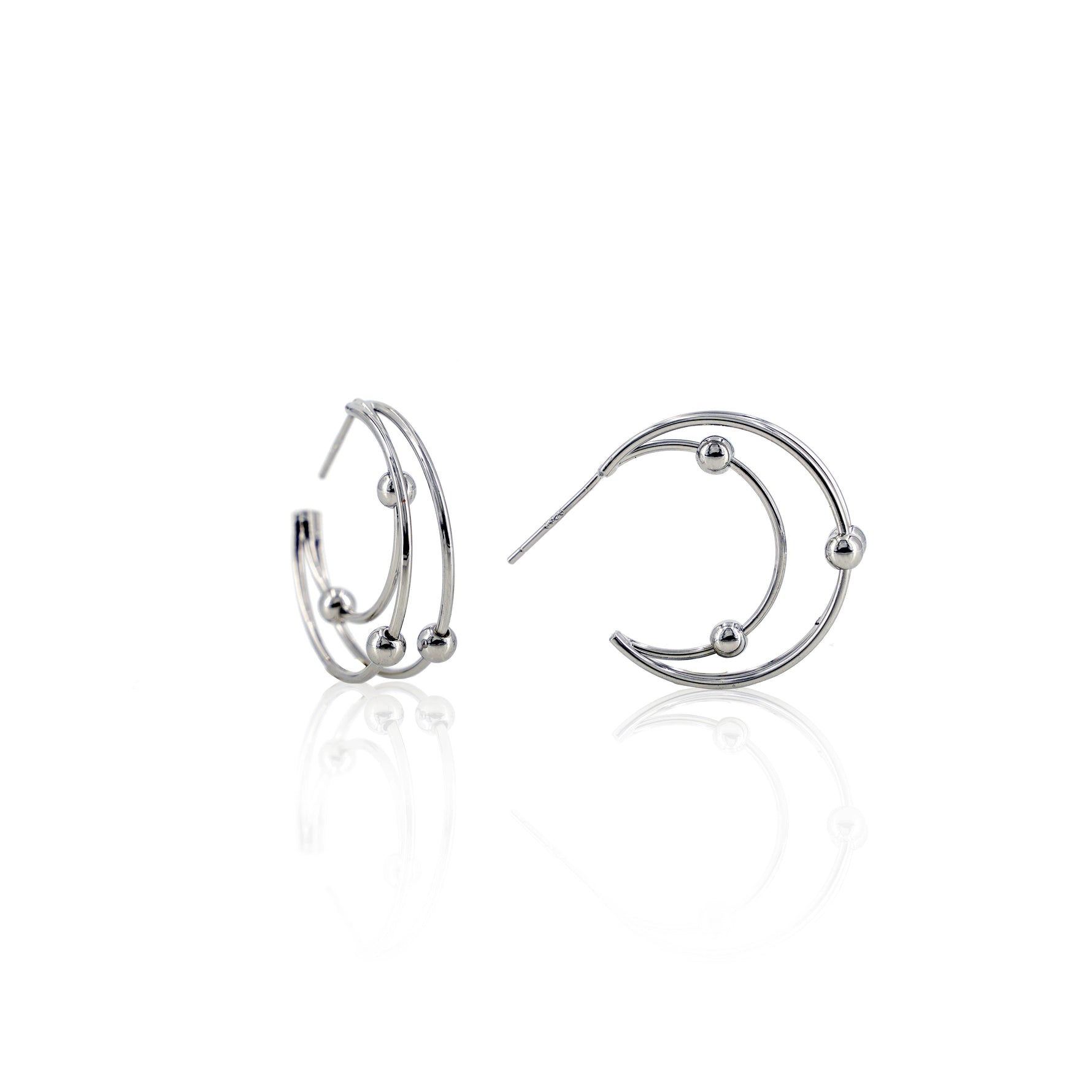 Cutout Hoop Earrings