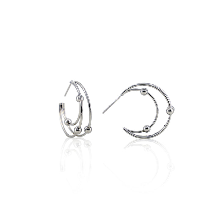 Cutout Hoop Earrings