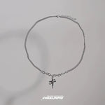 Dagger Charm Pendant Chain Necklace