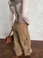 Wide Leg Multi-Pocket Cargo Pants 5