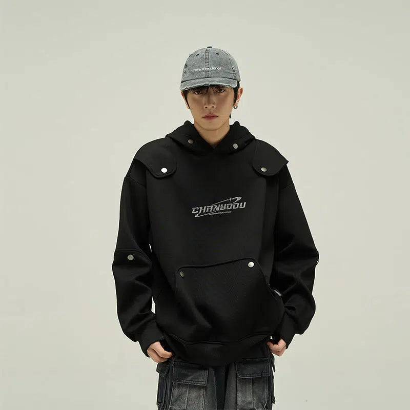 Deconstructed Hooded Sweatshirt